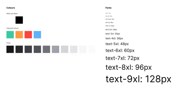 Clinify design system screenshot
